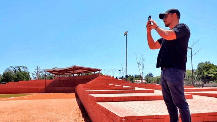 Supervisa Román Meyer construcción de Unidad Deportiva de Tamulté de las Sabanas, Centro Supervisa Román Meyer construcción de Unidad Deportiva de Tamulté de las Sabanas, Centro