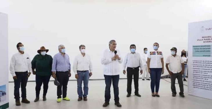 Inaugura gobernador plantas de agua, un centro de convivencia y el C-2 en Centro