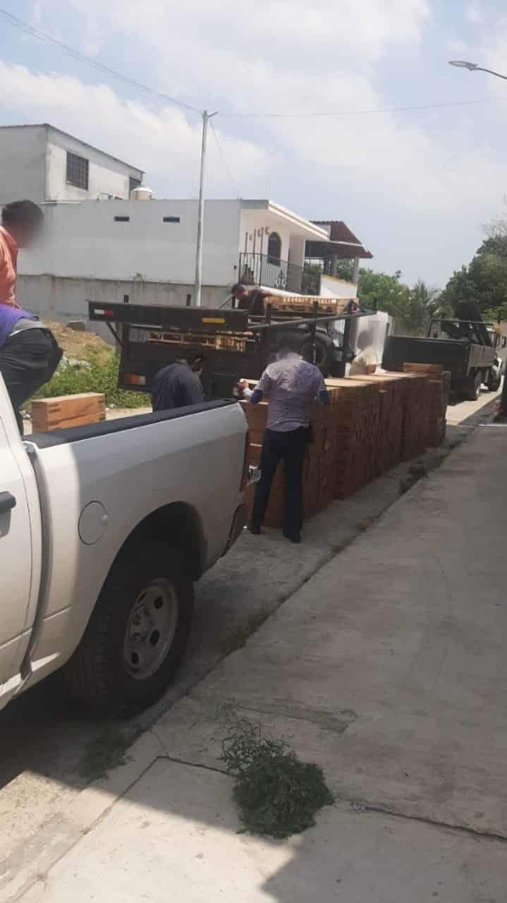 Catean casa de exedil de Cunduacán y le decomisan casi mil luminarias    