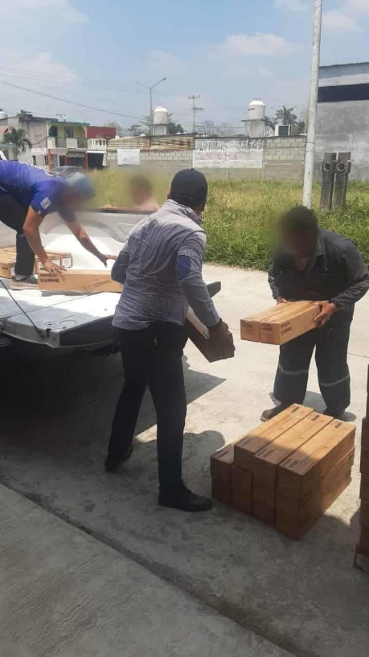 Catean casa de exedil de Cunduacán y le decomisan casi mil luminarias    