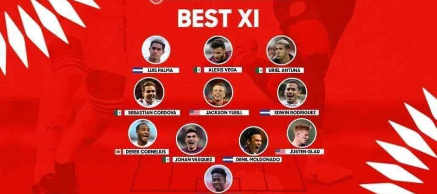 Cuatro mexicanos llegan al 11 Ideal de Concacaf Sub-23 Cuatro mexicanos llegan al 11 Ideal de Concacaf Sub-23