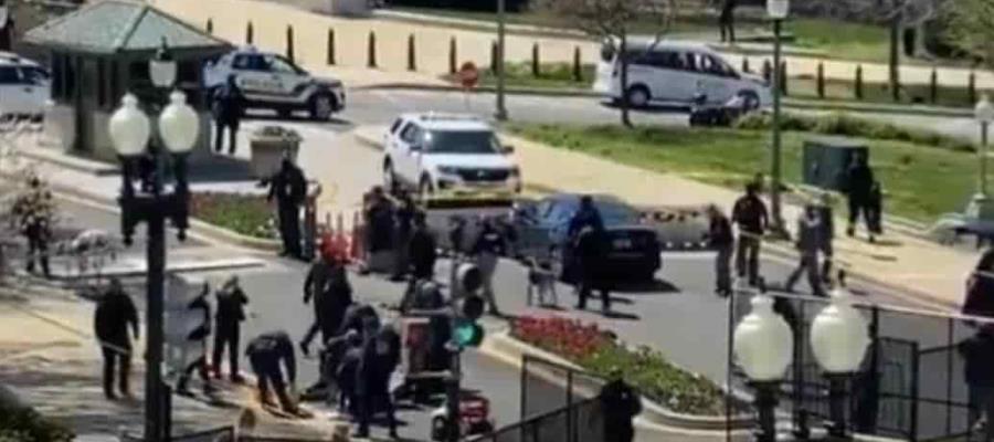 Sujeto fallece tras arrollar a policías en retén en el Capitolio; muere un agente