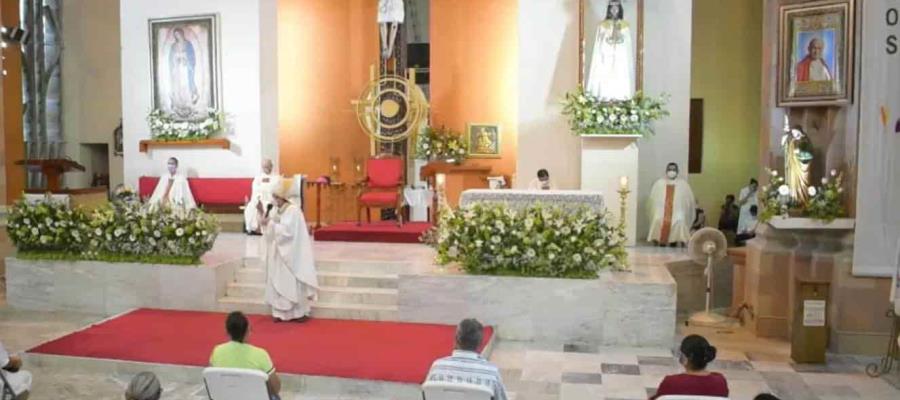 Iglesia no relajará medidas sanitarias en los templos: Obispo de Tabasco