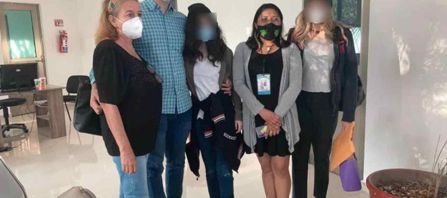 Informa Segob que hijas de Victoria regresaron con el cuerpo de su madre a El Salvador