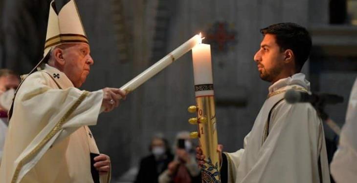 Celebra Papa Francisco Misa de Resurrección en el Vaticano; con Cristo la vida comienza de nuevo, dice