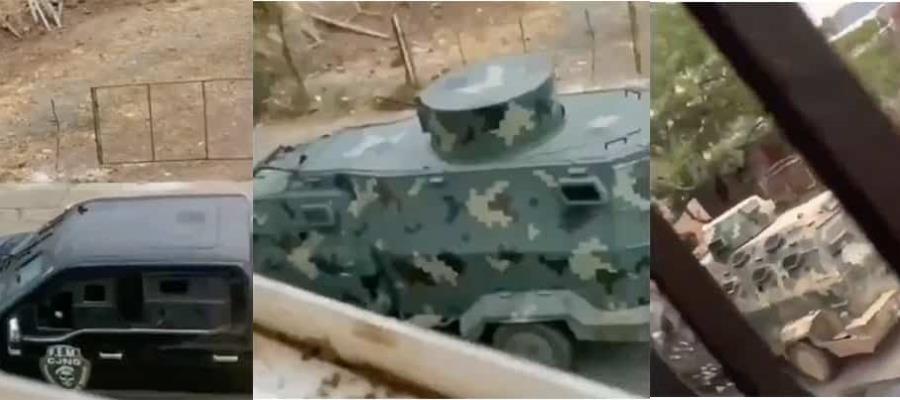 Pobladores huyen de Aguililla, Michoacán, tras irrupción de presuntos integrantes del CJNG Pobladores huyen de Aguililla, Michoacán, tras irrupción de presuntos integrantes del CJNG