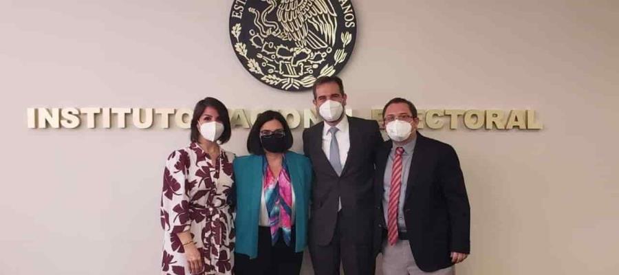 Se solidarizan instituciones electorales estatales con el Consejo General del INE, ante amenazas de Félix Salgado