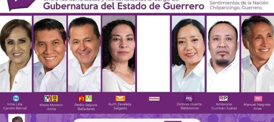 Anuncian primer debate de los candidatos a la gubernatura del estado…. sin Salgado Macedonio