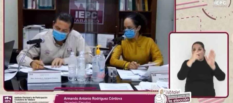 Realiza IEPCT sustitución oficiosa a cuatro partidos en lista de candidatos por no cumplir con el principio de paridad de género