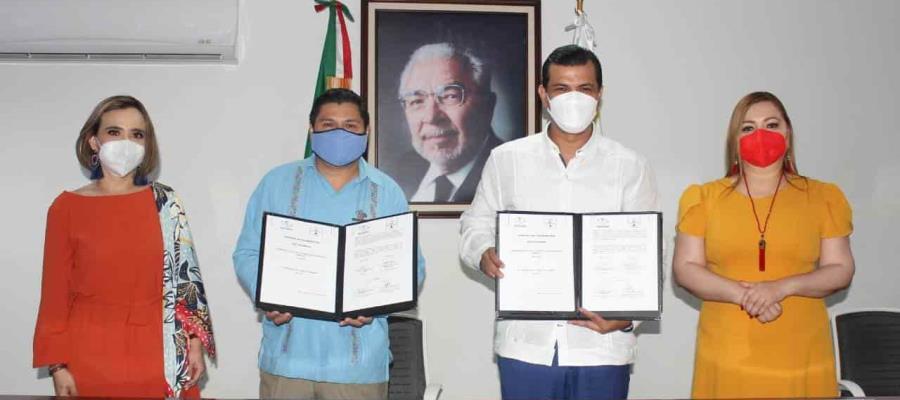 Firman CEDH y TET acuerdo de colaboración en pro de la promoción y defensa de los derechos humanos