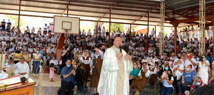 Se registra enfrentamiento en Pueblo Viejo, Michoacán, durante visita del nuncio apostólico