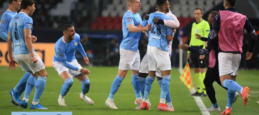 Champions: Manchester City vence 2-1 al PSG en Francia Champions: Manchester City vence 2-1 al PSG en Francia