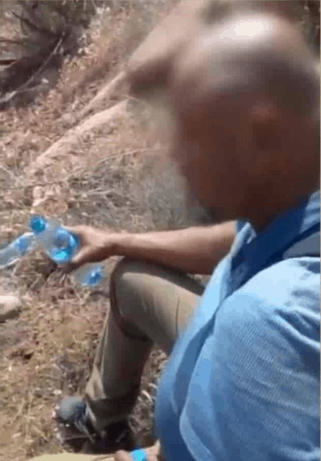 Rescatan a migrante abandonado por el “pollero” en zona desértica de Baja Califonia