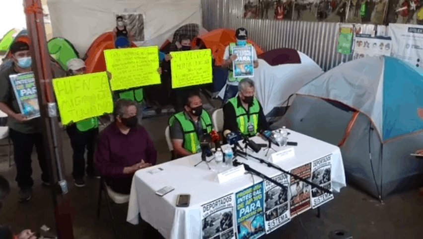 Secuestran a madre e hijo migrante en campamento de Tijuana 