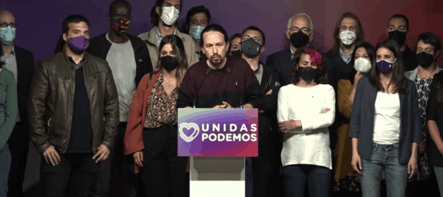Tras derrota electoral en la Asamblea de Madrid, Pablo Iglesias deja la política Española