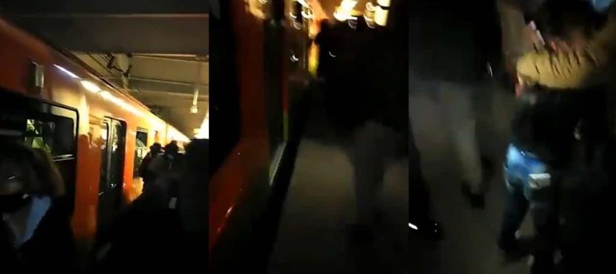 Usuario de redes comparte video minutos después del desplome del Metro en CDMX