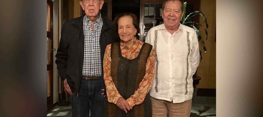 Se reúnen Ifigenia Martínez, Cuauhtémoc Cárdenas y Muñoz Ledo, para hablar de los problemas del país