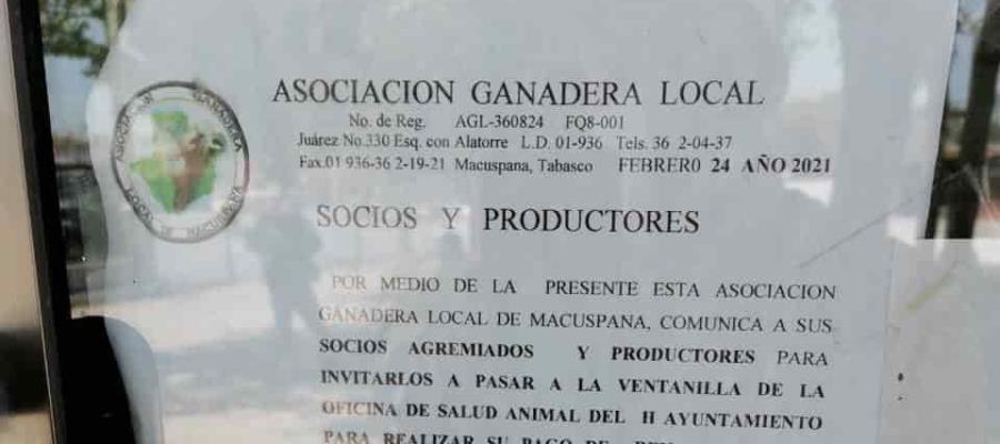 Se oponen ganaderos de Macuspana a pagar revalidación de títulos de herraje, tras no recibir apoyo por inundaciones