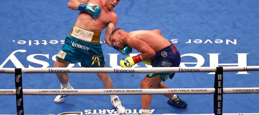 Canelo me fracturó en tres el rostro: Saunders