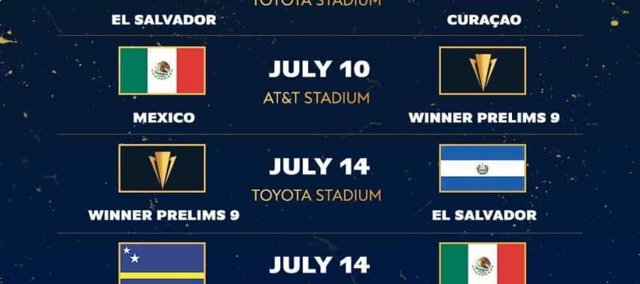 Concacaf publica calendario de la Copa Oro 2021; México arranca el 10 de julio Concacaf publica calendario de la Copa Oro 2021; México arranca el 10 de julio