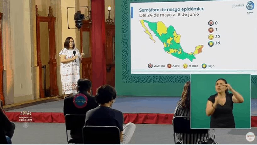 Pasan 16 estados a verde en semáforo epidémico; Tabasco a amarillo y Quintana Roo se mantiene en naranja