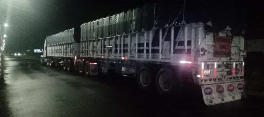 En Macuspana, FGR asegura 80 toneladas de azúcar de procedencia ilícita 