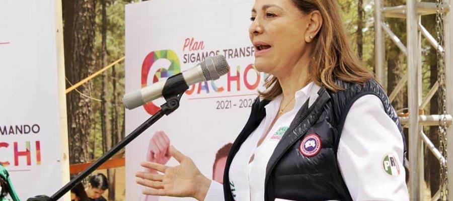 Declina candidata del PRI a gubernatura de Chihuahua a favor de panista Maru Campos