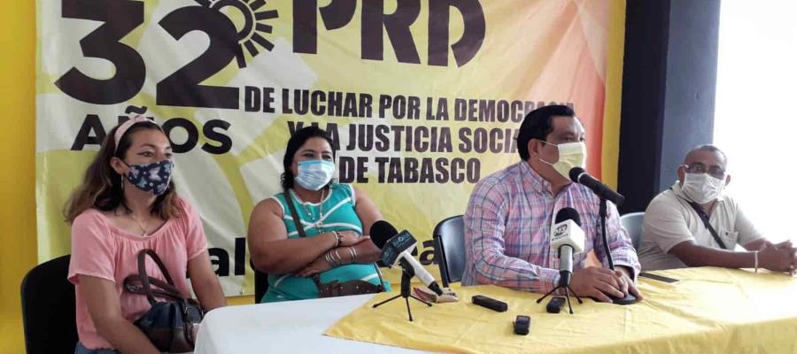Denuncia PRD detención “ilegal” de uno de sus activistas en Comalcalco