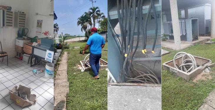 Roban cableado y material eléctrico en Planta Potabilizadora “La Isla 1”