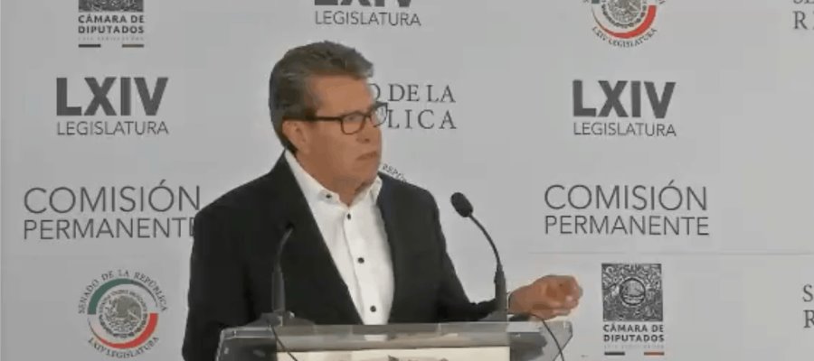 Frena Ricardo Monreal petición para discutir desaparición de poderes en Tamaulipas