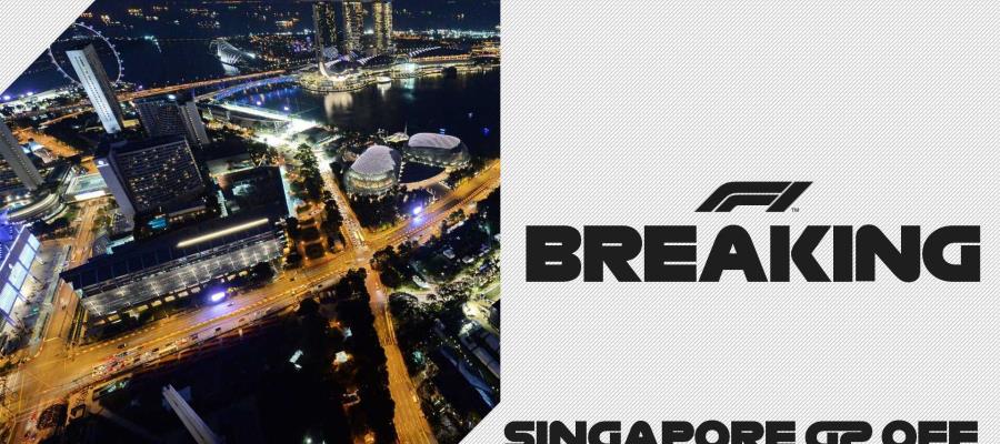 Gran Premio de Singapur es cancelado por COVID-19 Gran Premio de Singapur es cancelado por COVID-19