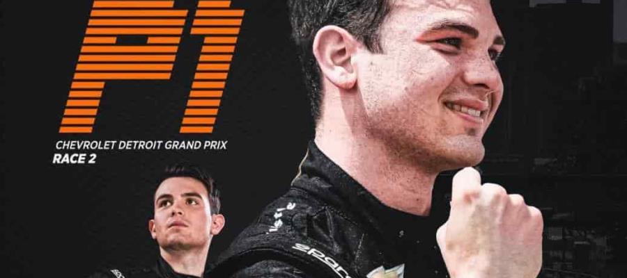 Pato OWard gana el GP de Detroit; es líder general en la IndiCar Pato OWard gana el GP de Detroit; es líder general en la IndiCar