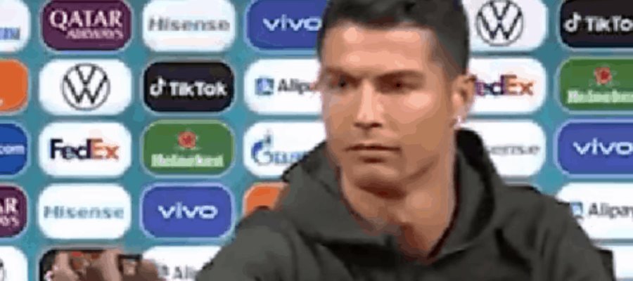 “Agua, no Coca-Cola”: Cristiano Ronaldo se vuelve viral