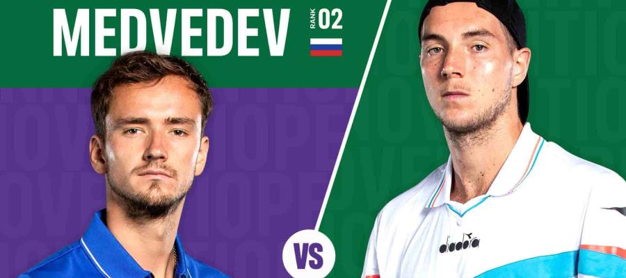 Eliminan a Daniil Medvedev del Torneo Halle de Alemania