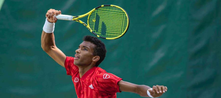 Félix Auger vence a Federer, su ídolo desde niño