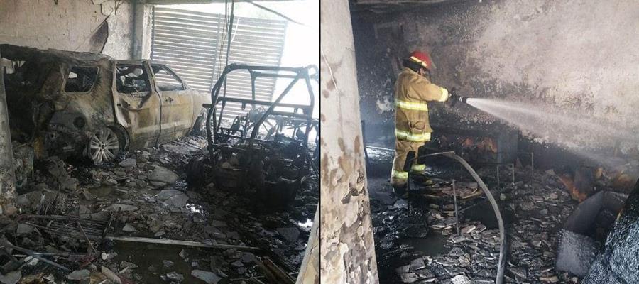 Se incendia casa en fraccionamiento Real del Sur… en Villahermosa