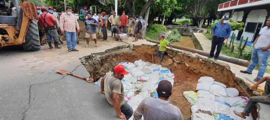 Tardará ayuntamiento 30 días más en reparar hundimiento de CICOM