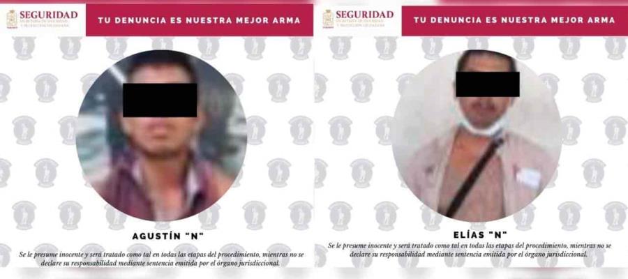 Detienen a hombres en Villahermosa por robo a vehículo y amenazas