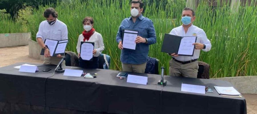 Establecen convenio entes de los Gobiernos de Tabasco y CDMX para cuidado de especies del Yumká