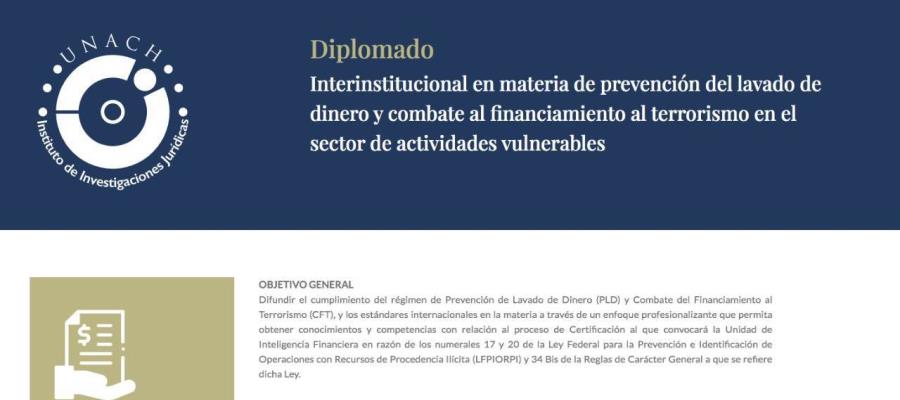 Realizarán UJAT y la UNACH diplomado interinstitucional en materia de prevención de lavado de dinero Realizarán UJAT y la UNACH diplomado interinstitucional en materia de prevención de lavado de dinero