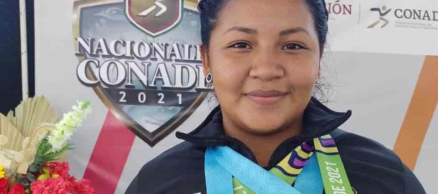 Pilar del Carmen Díaz gana tres medallas para Tabasco en los Juegos Nacionales Conade Pilar del Carmen Díaz gana tres medallas para Tabasco en los Juegos Nacionales Conade