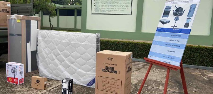 Reporta Sedena 103 mil 942 enseres entregados en Tabasco tras inundaciones del 2020