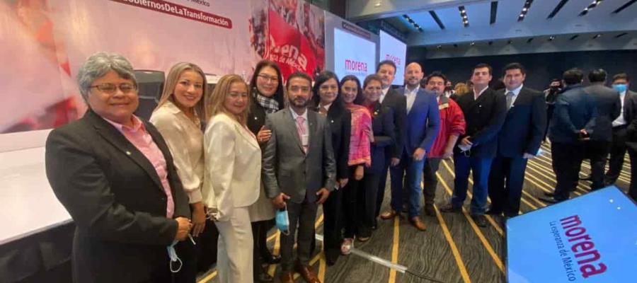 Se reúne Mario Delgado con alcaldes electos de Morena; les pide ‘nunca alejarse del pueblo’