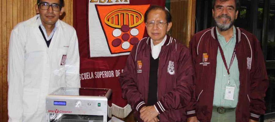 IPN crea aparato de desinfección ultravioleta para combatir propagación del coronavirus 