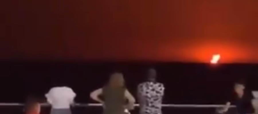 Explosión en el mar Caspio prende alarmas en Azerbaiyán Explosión en el mar Caspio prende alarmas en Azerbaiyán