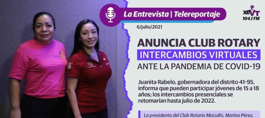 Club Rotarios activa intercambios virtuales, ante la pandemia Club Rotarios activa intercambios virtuales, ante la pandemia