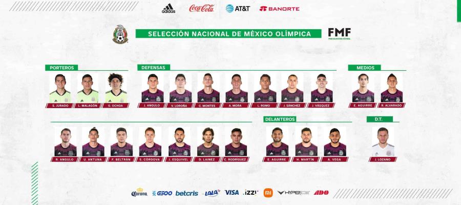 Selección Olímpica viajará el jueves a Japón