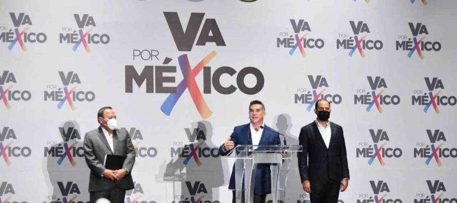 Reiteran PAN, PRI y PRD que coalición Va por México se mantendrá hasta 2024