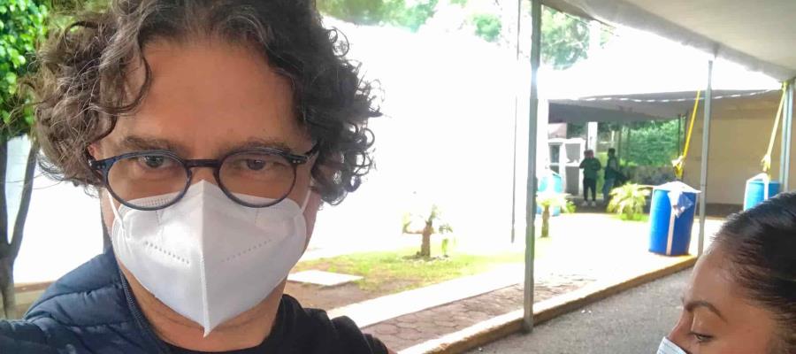Recibe Chacho Gaytán la segunda dosis de la vacuna contra el COVID