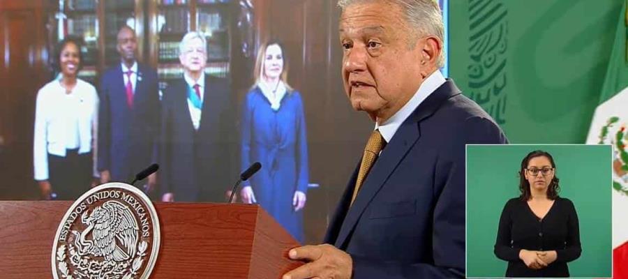 Lamenta Obrador asesinato del presidente de Haití, Jovenel Moïse